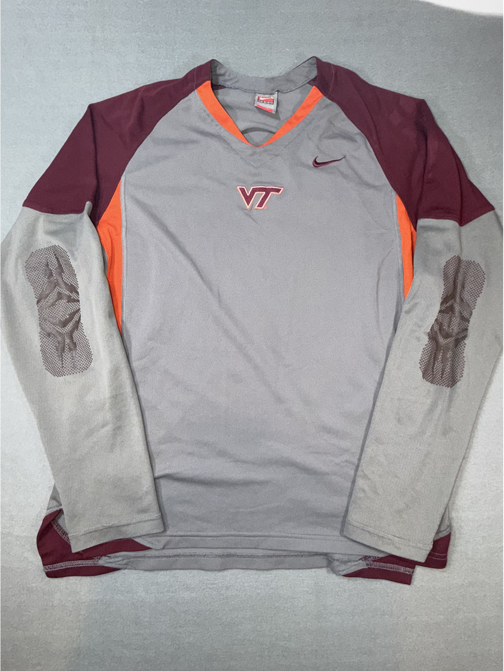 Nike Team Virginia Tech Hokies FIT DRY LS Training